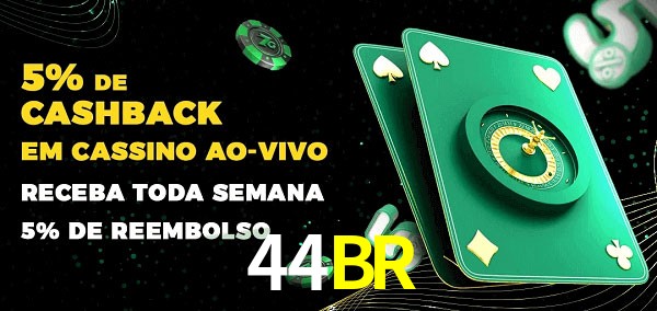 Promoções do cassino ao Vivo 44BR